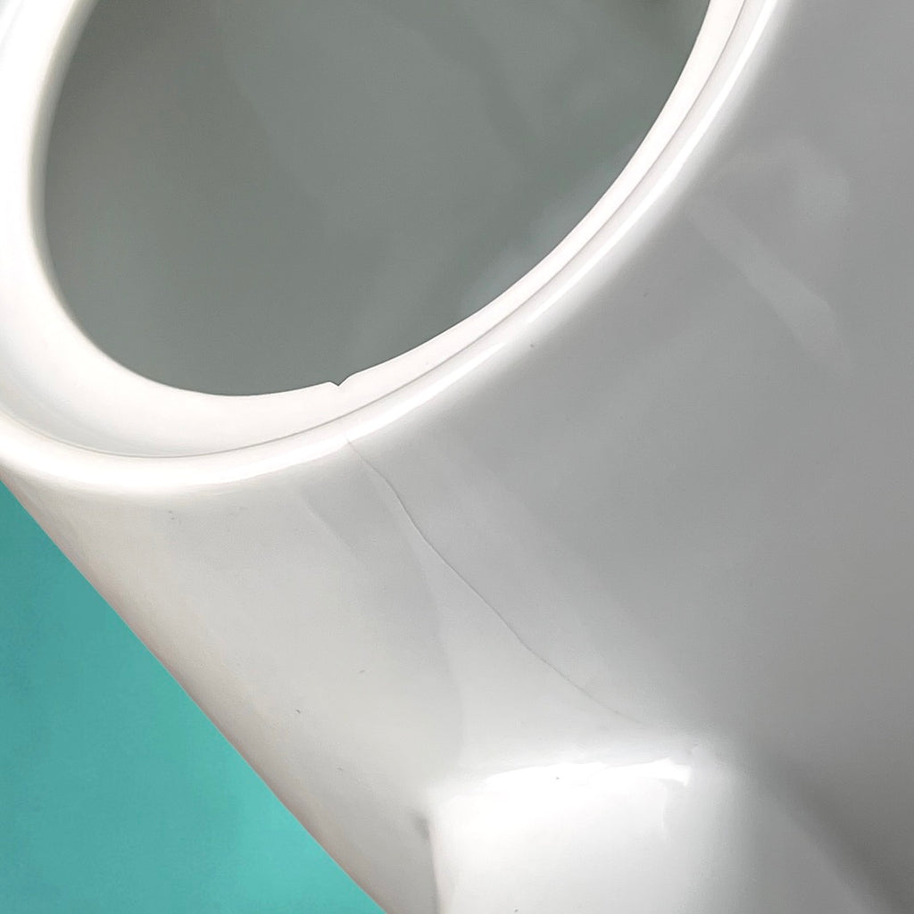 Théière Isotherme Melitta en Céramique Blanche et Aluminium – Années 60