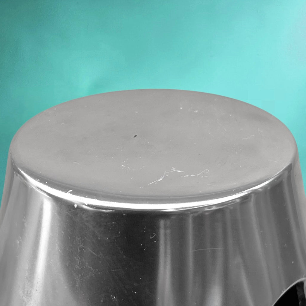 Théière Isotherme Melitta en Céramique Blanche et Aluminium – Années 60