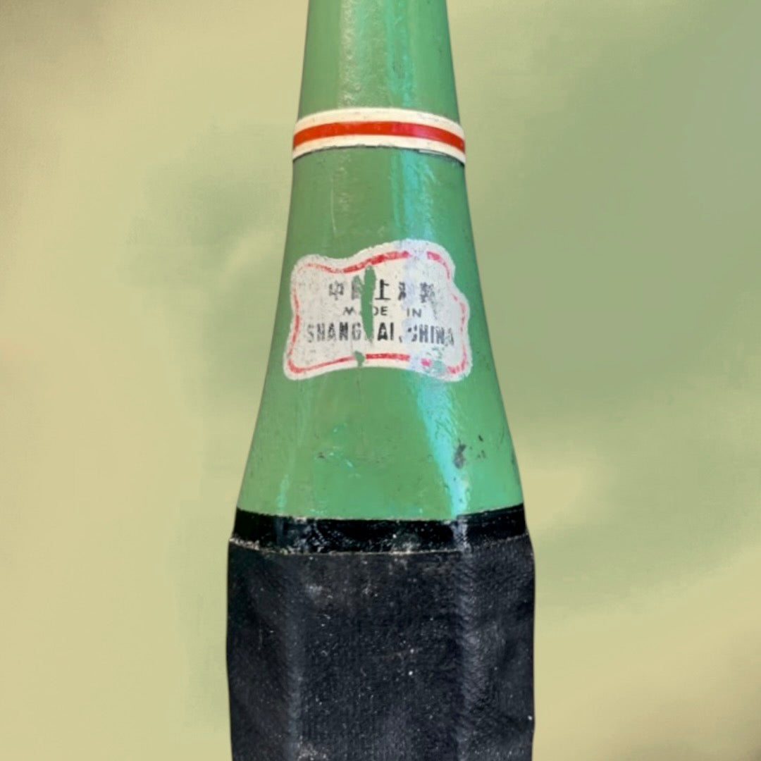Paire de Raquettes de Badminton Vintage Aeroplane Bois et Métal Made in Shanghai China – Années 60 70