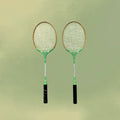 Paire de Raquettes de Badminton Vintage Aeroplane