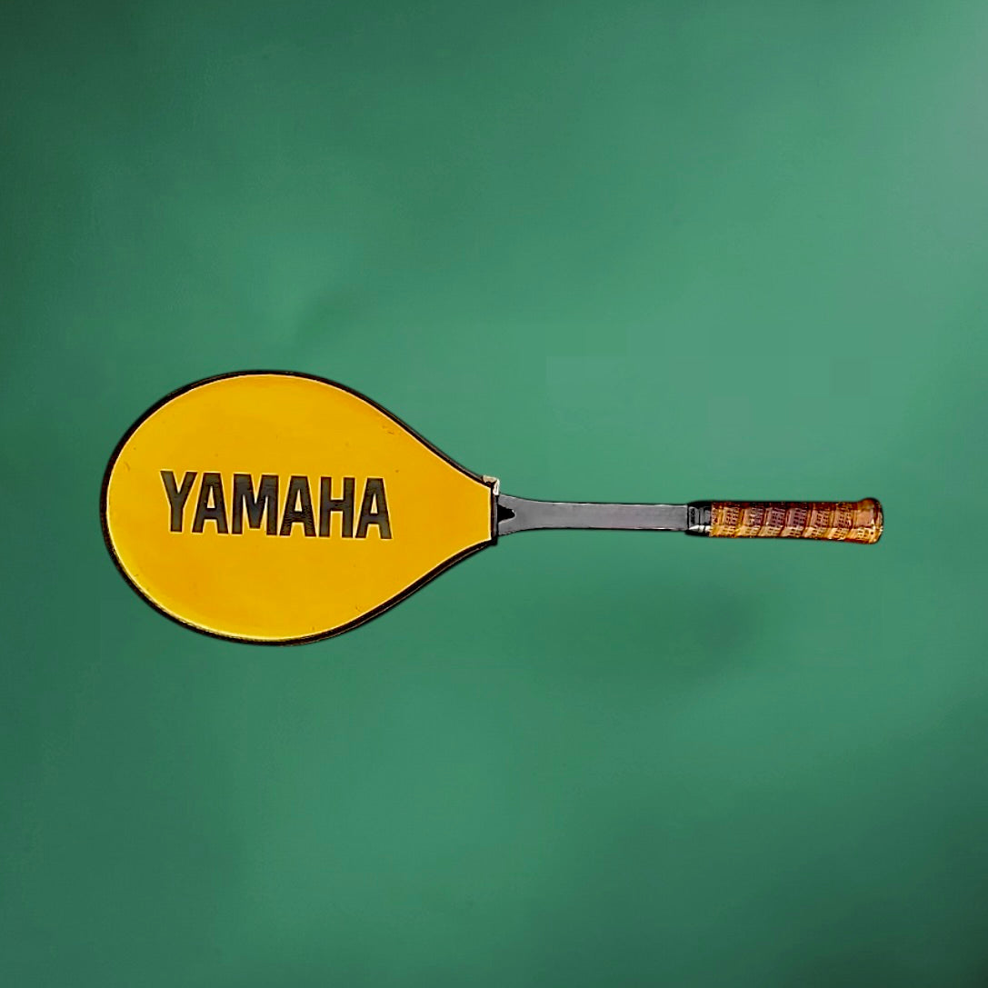 Raquette de Tennis Vintage Yamaha YFG 50 en Fibre de Verre avec Housse – Années 70 80