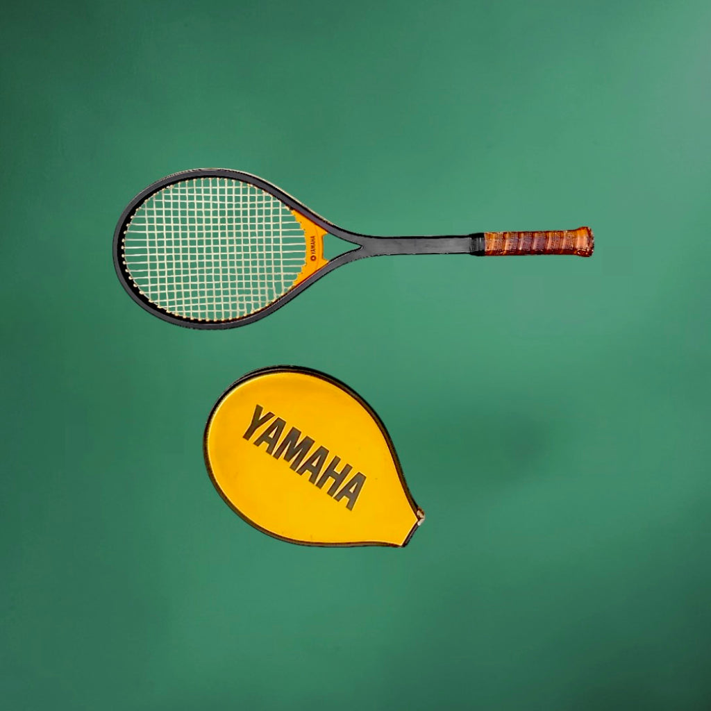 Raquette de Tennis Vintage Yamaha YFG 50 en Fibre de Verre avec Housse – Années 70 80