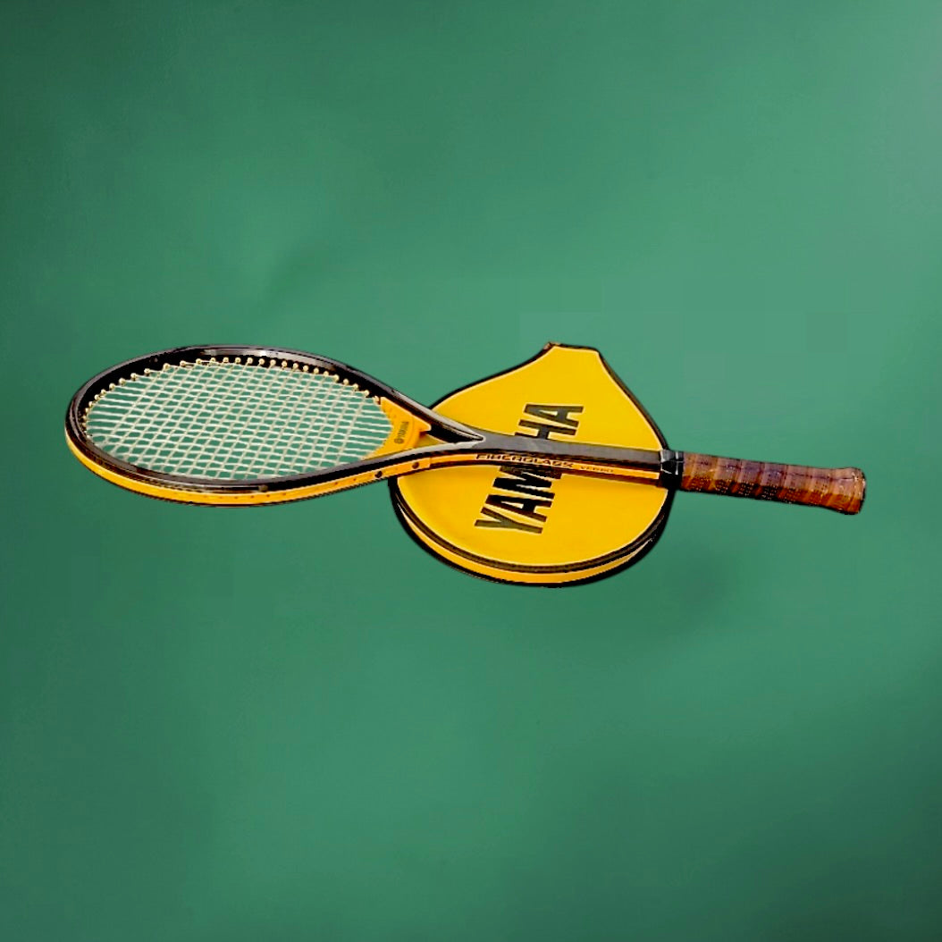 raquette-tennis-vintage-yamaha-yfg50-fibre-verre-housse-annees70-80
