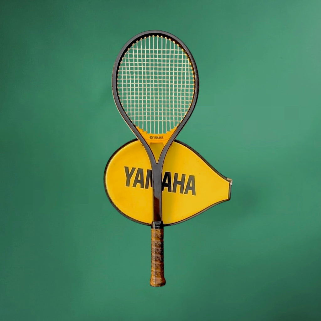 Raquette de Tennis Vintage Yamaha YFG 50 en Fibre de Verre avec Housse – Années 70 80