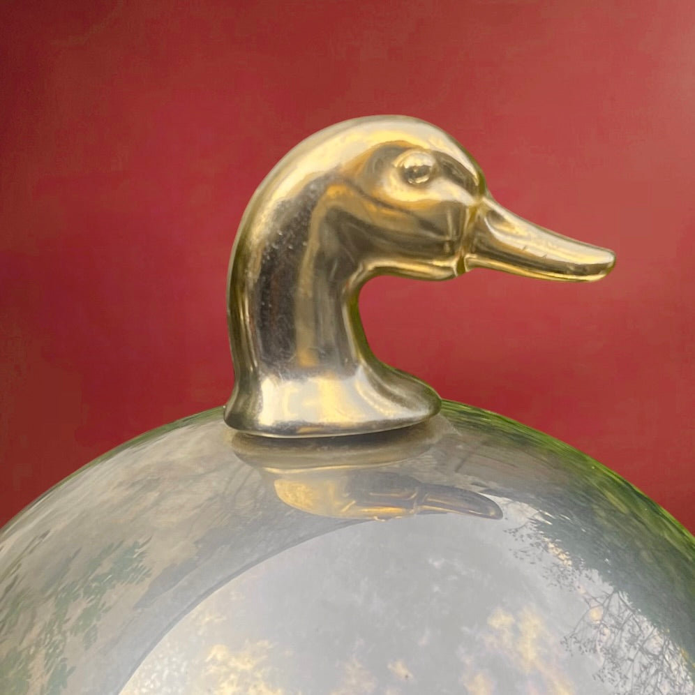 Seau à Glace Vintage Freddotherm Canard Chrome et Doré – Attribué Hans Turnwald – Années 70