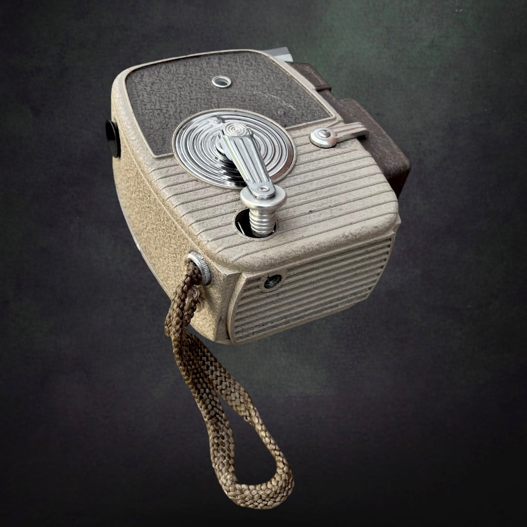 Caméra 8 mm Vintage Keystone Twenty K avec Étui Cuir – Années 50