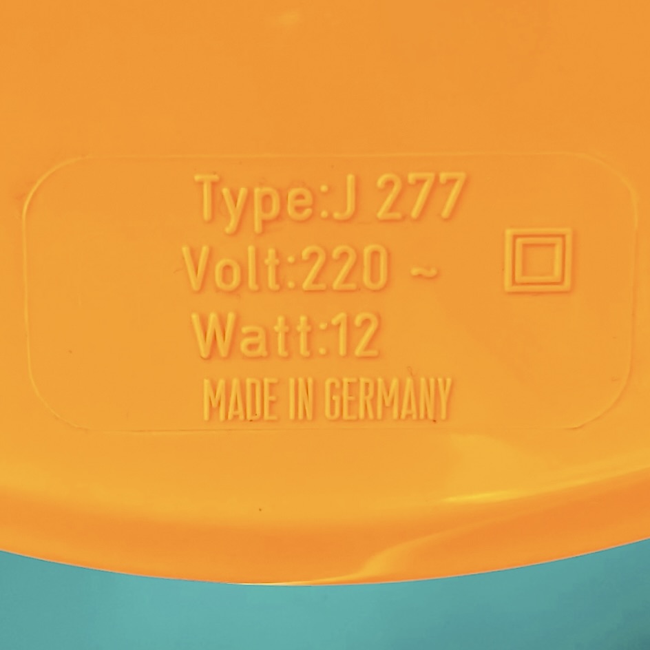 Yaourtière Vintage Bauknecht J277 Orange et Fumé – Boîte Notice et Pots Neufs – Made in Germany Années 70