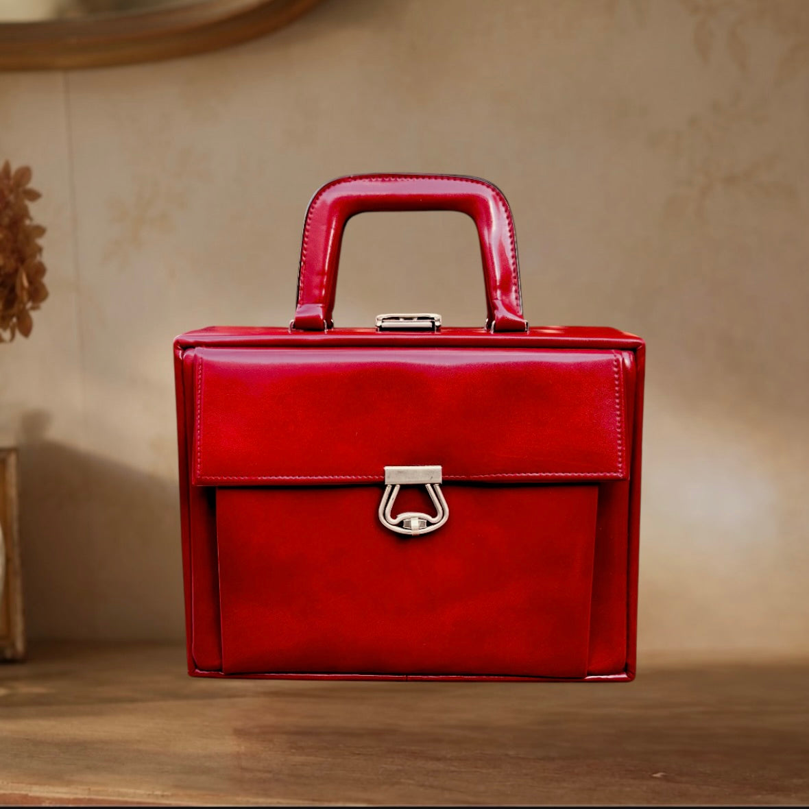 vanity-case-vintage-simili-cuir-rouge-fonce-annees60-70