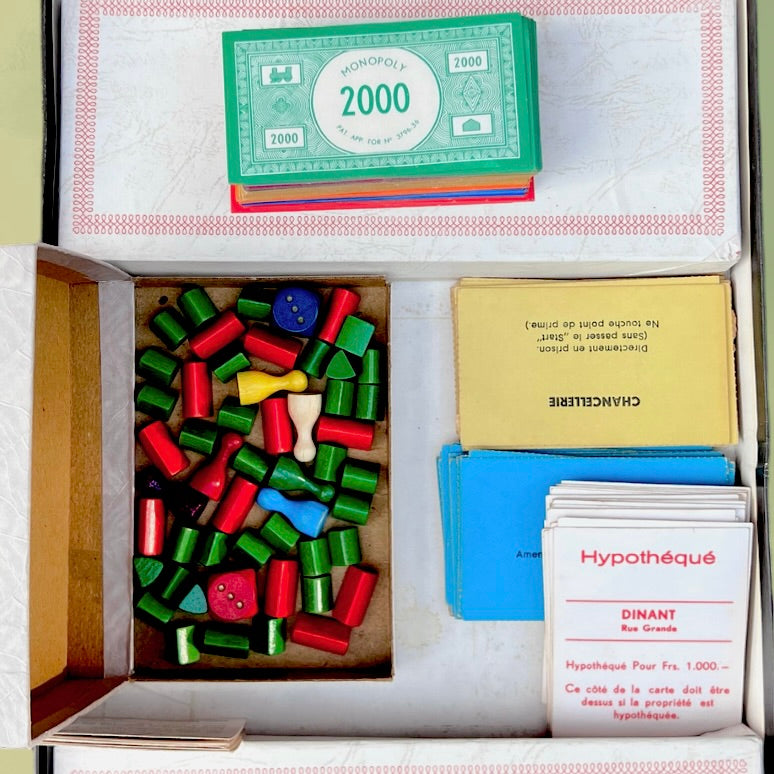 Monopoly De Luxe Deska Version Belge Francophone Complet - Années 60