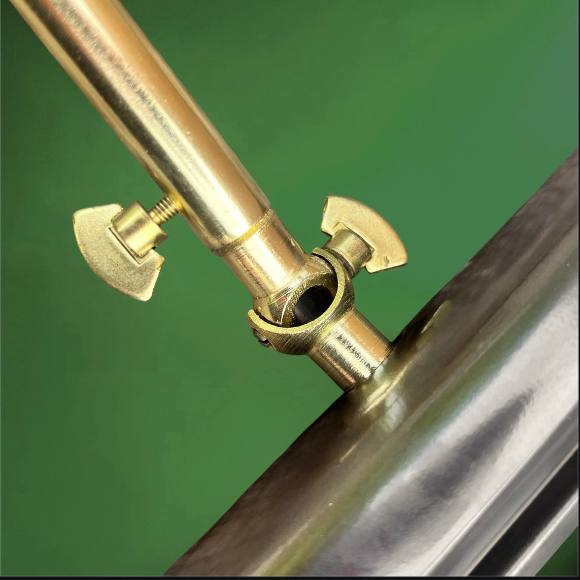 Lampe de Tableau Massive en Métal Doré et Bronze - Années 70-80