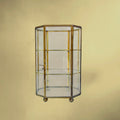 petite-vitrine-table-octogonale-laiton-verre-annees-70-80