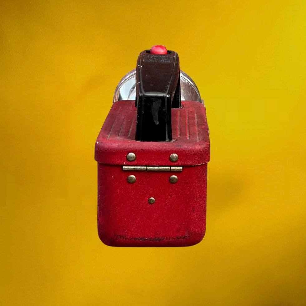 Lanterne Portative Columbia Lantern 61 Rouge à Réflecteur Orientable - Années 60