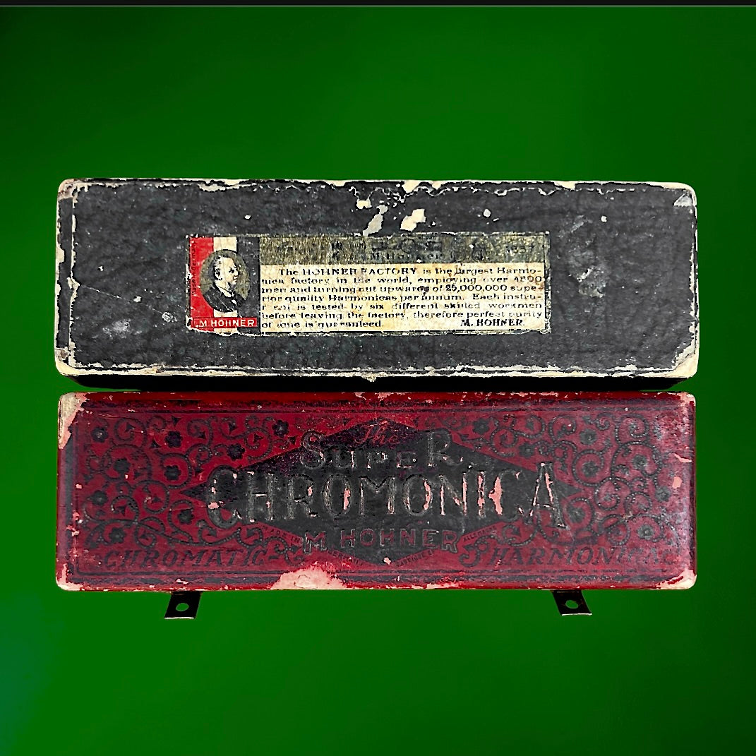 Harmonica Chromatique M. Hohner Super Chromonica n° 270 avec Boîte - Années 30