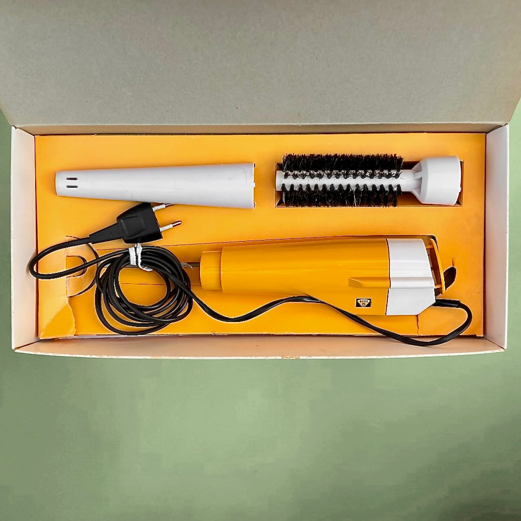 Brosse Soufflante Sèche-Cheveux ACEC PS1 400 W avec Boîte d’Origine – Années 70