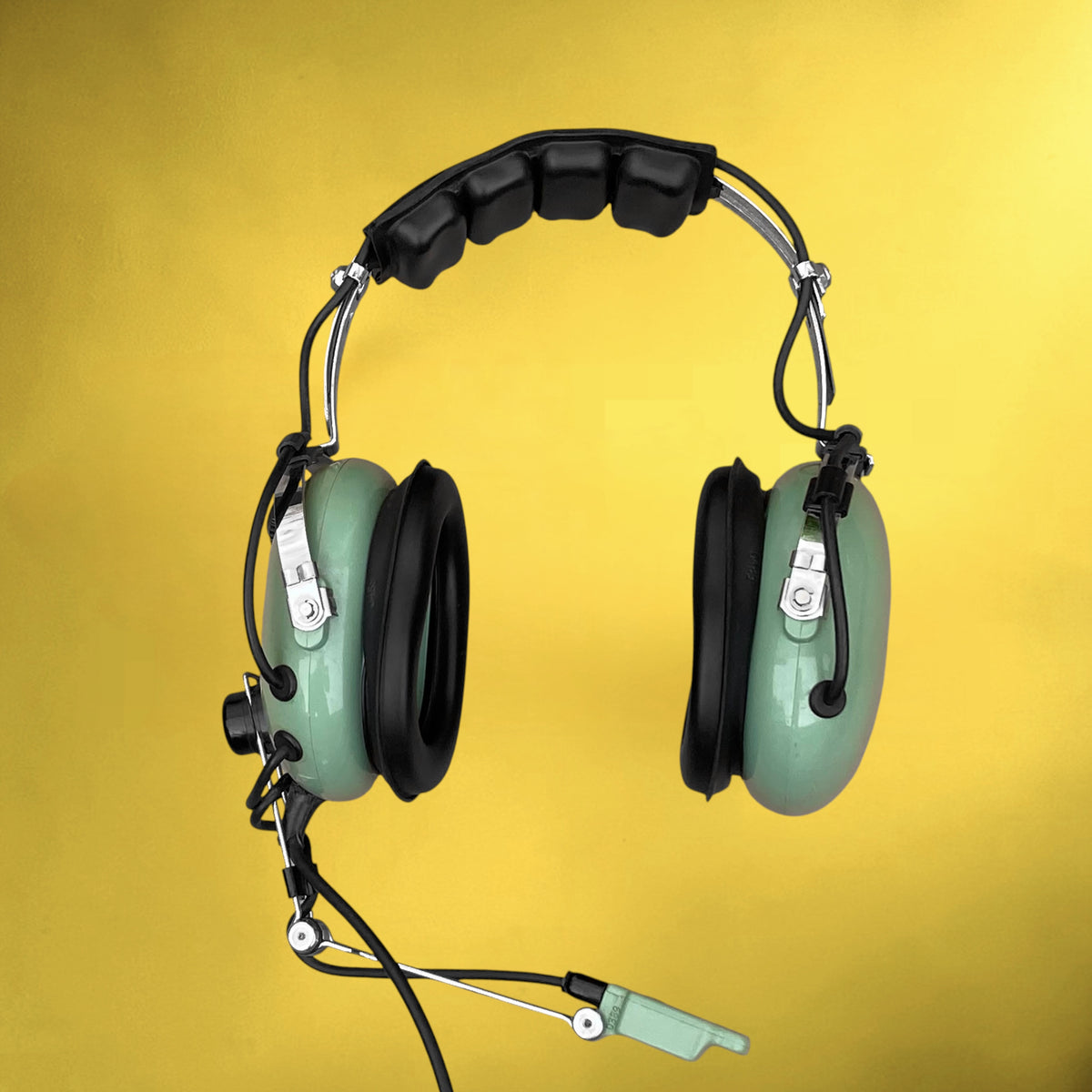 Casque Pilote David Clark H10-40 avec Microphone M-4 – USA - Années 80