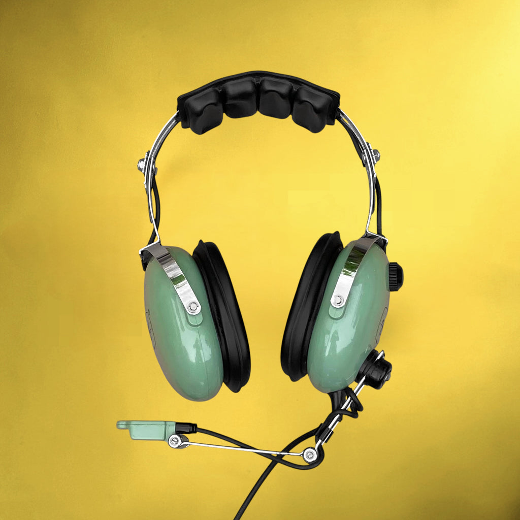 Casque Pilote David Clark H10-40 avec Microphone M-4 – USA - Années 80