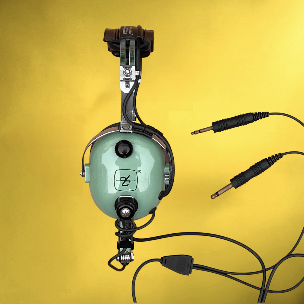 Casque Pilote David Clark H10-40 avec Microphone M-4 – USA - Années 80