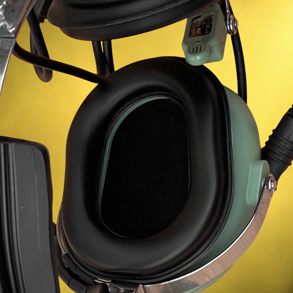 Casque Pilote David Clark H10-40 avec Microphone M-4 – USA - Années 80