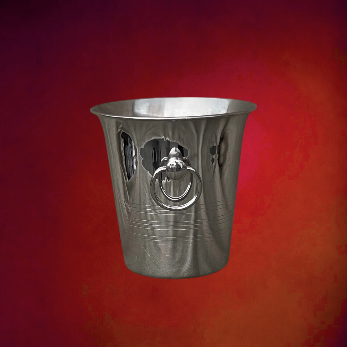 Seau à Champagne Guy Degrenne en Inox 18/8 – Made in France – Années 70