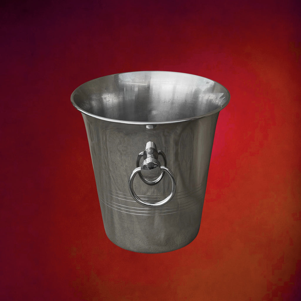 Seau à Champagne Guy Degrenne en Inox 18/8 – Made in France – Années 70