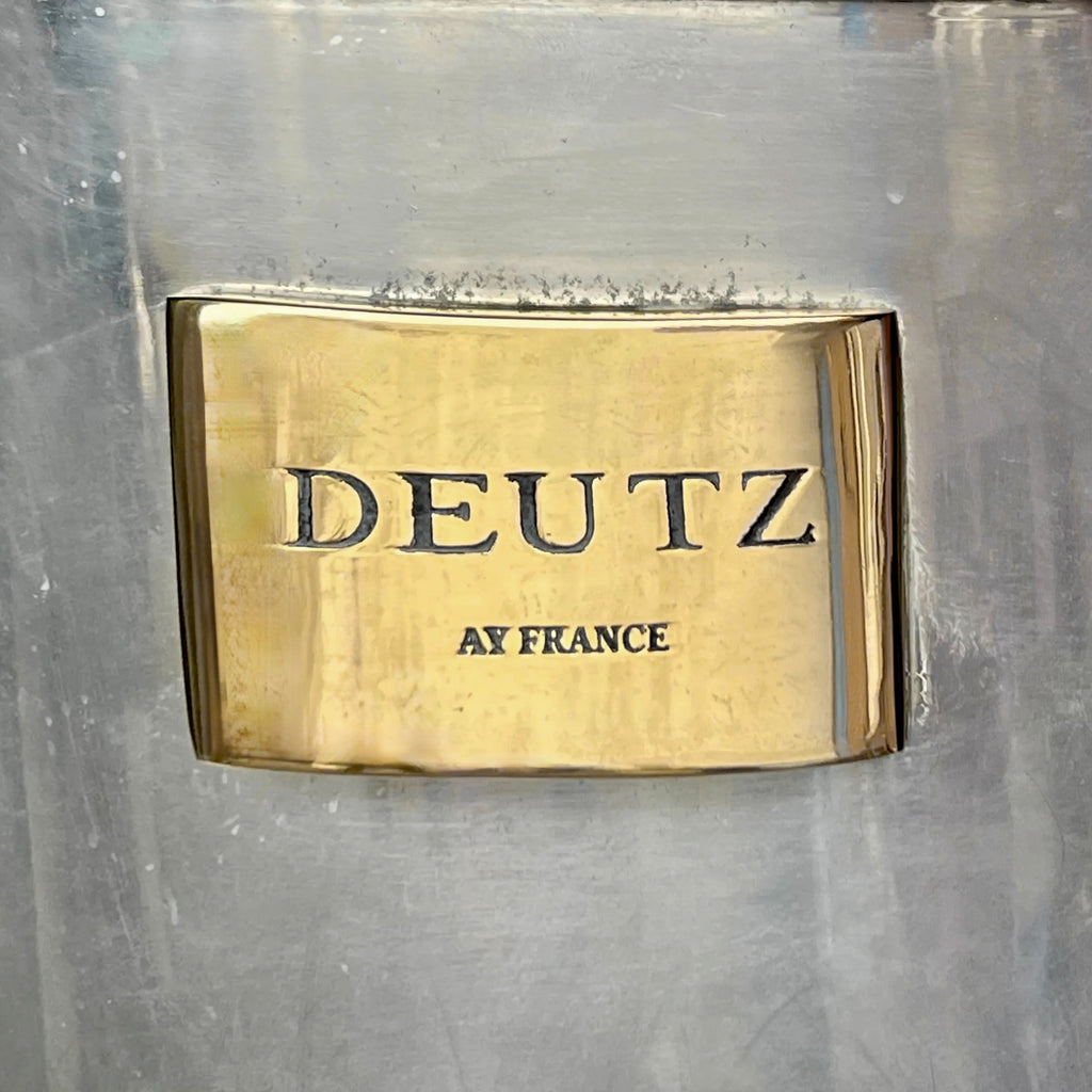 Ancienne Vasque à Champagne Deutz en Aluminium – Fabrication Indienne, Années 80-90