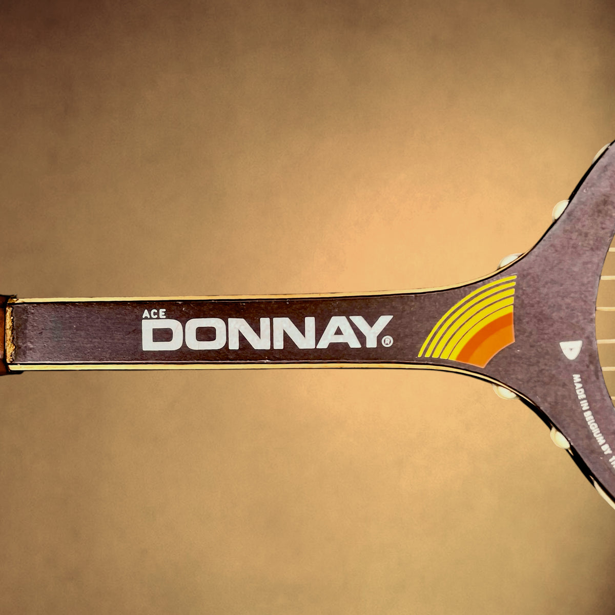 Raquette de Tennis Donnay Ace My Choice en Bois, Signature Björn Borg – Années 70