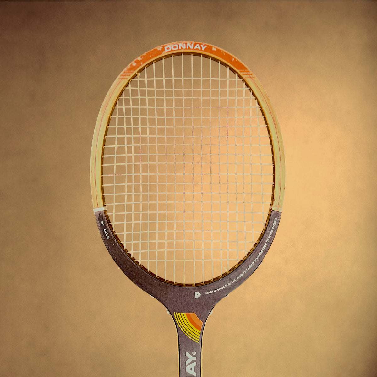 Raquette de Tennis Donnay Ace My Choice en Bois, Signature Björn Borg – Années 70