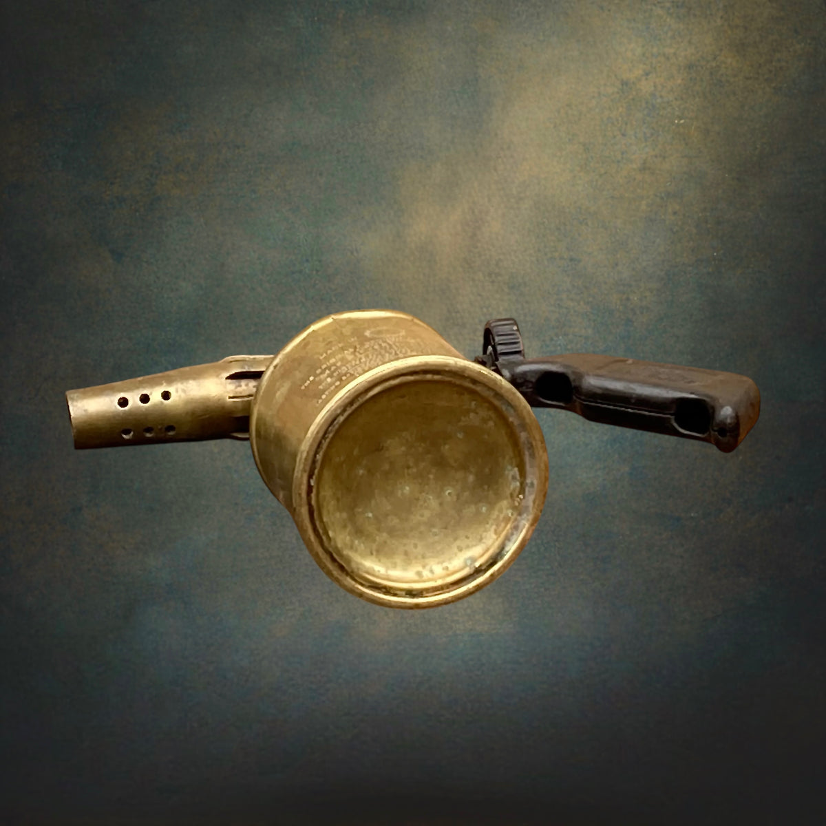 Lampe à Souder Original Sievert en Laiton – Suède, Années 50-60