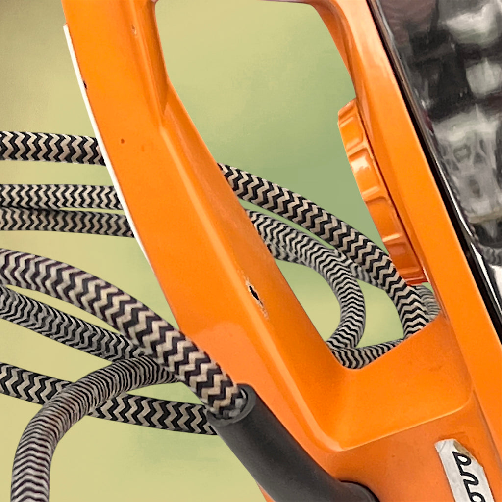 Fer à Repasser Électrique Nova 539 en Métal Chromé et Plastique Orange – Années 70