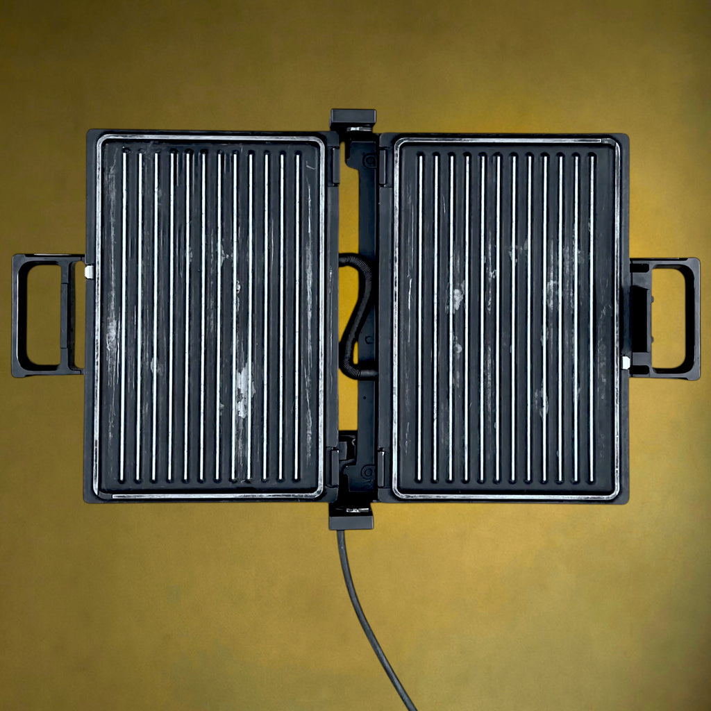 Grill Électrique NOVA Type 294 en Métal Orange et Bakélite Noire – Made in Belgium – Années 70