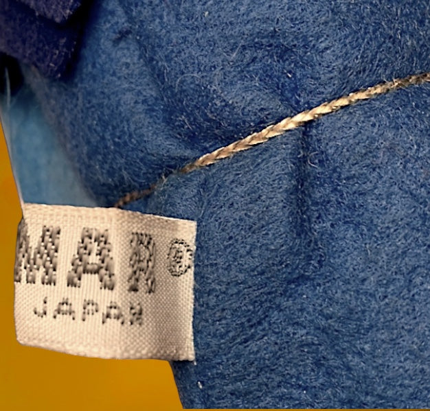 Poupée Kamar Japonaise Blonde en Feutrine Bleue - 1969