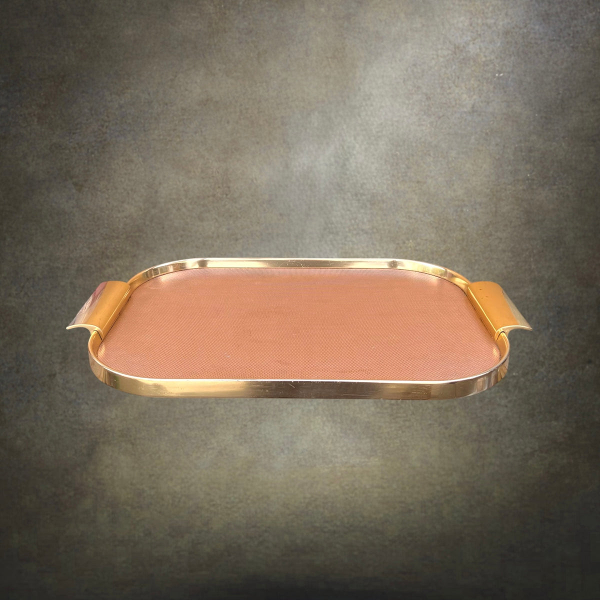 Plateau Kaymet Doré et Rose – Vers 1960