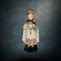 Statue Enfant Jésus De Prague Plâtre Polychrome Ancien