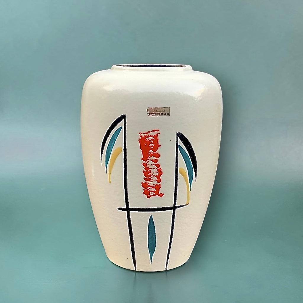 Vase vintage West Germany Scheurich “Europa-Linie” 239-30 – céramique moderniste années 60/70