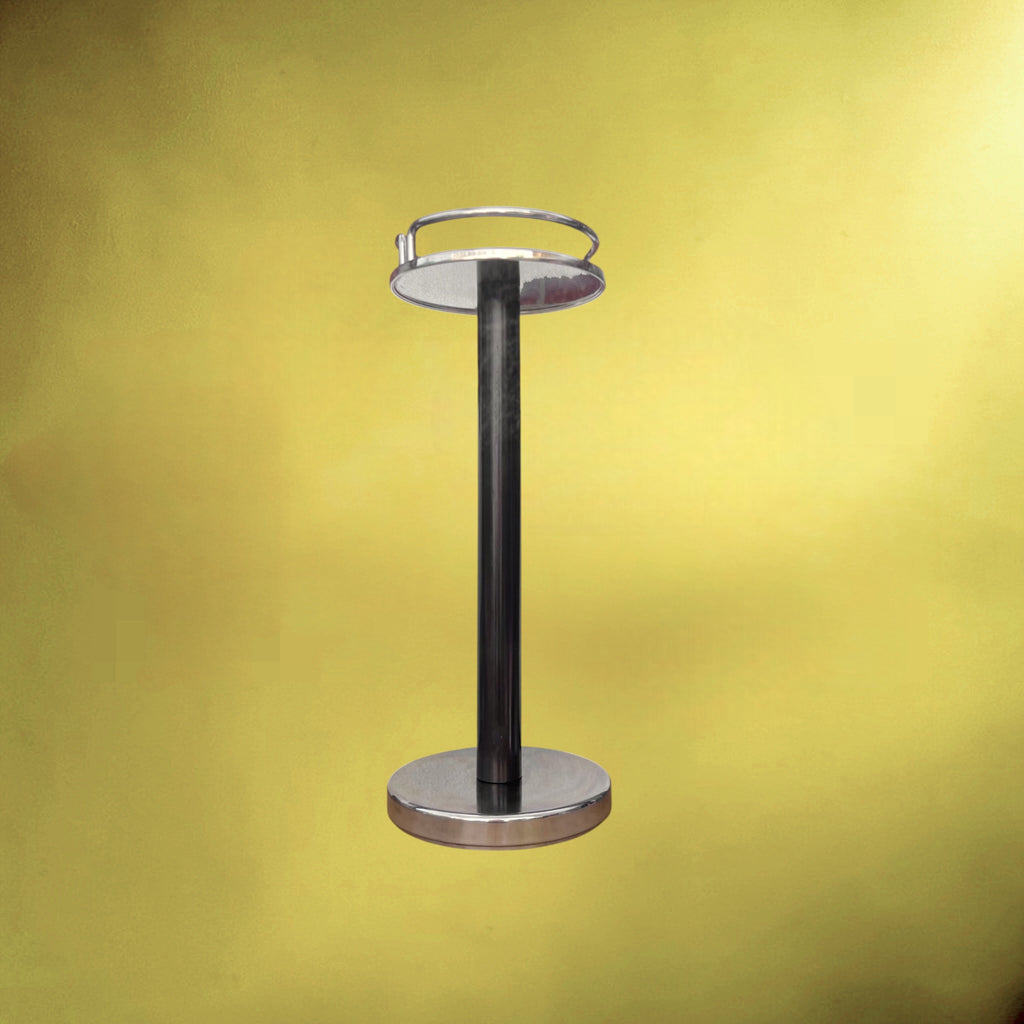 Colonne Porte-Seau Ettore Sottsass pour Alessi Inox 18/10 - Design Italien - Années 80 90