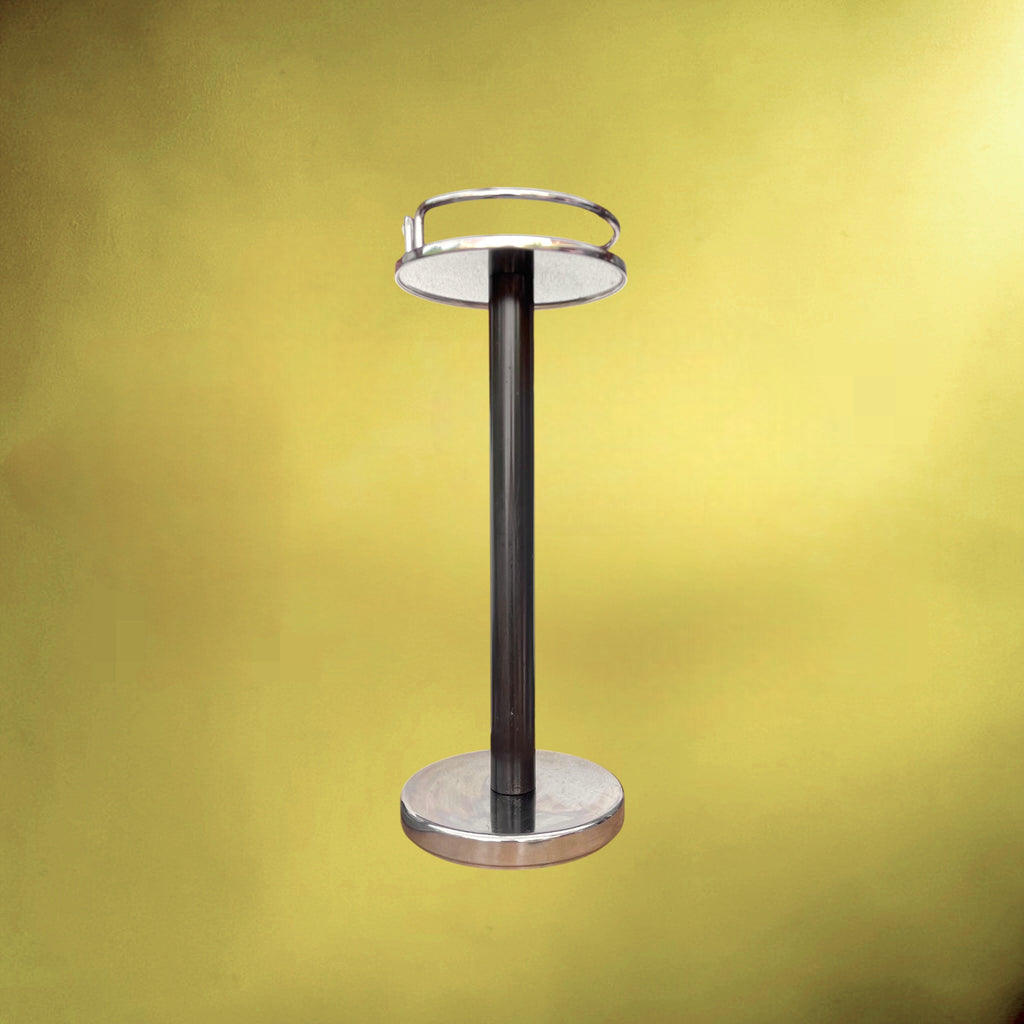 Colonne Porte-Seau Ettore Sottsass pour Alessi Inox 18/10 - Design Italien - Années 80 90