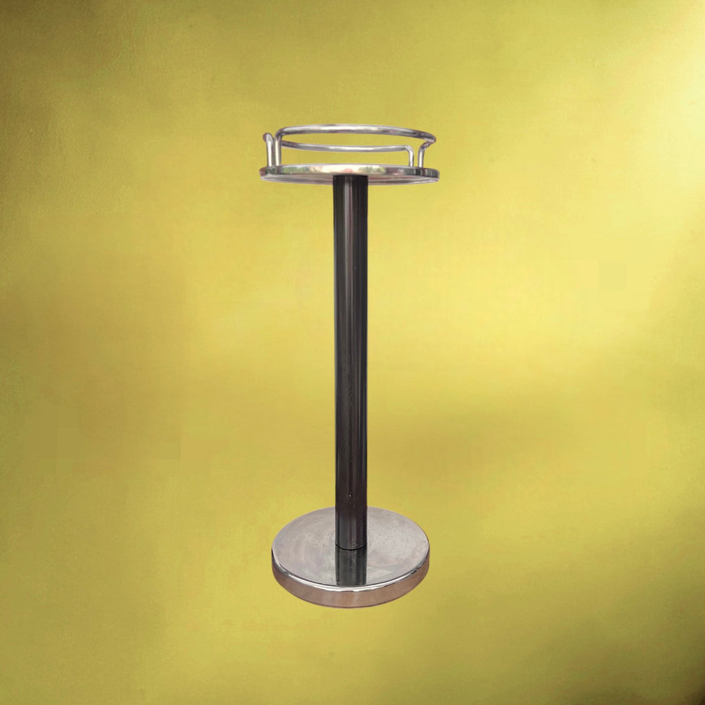 Colonne Porte-Seau Ettore Sottsass pour Alessi Inox 18/10 - Design Italien - Années 80 90