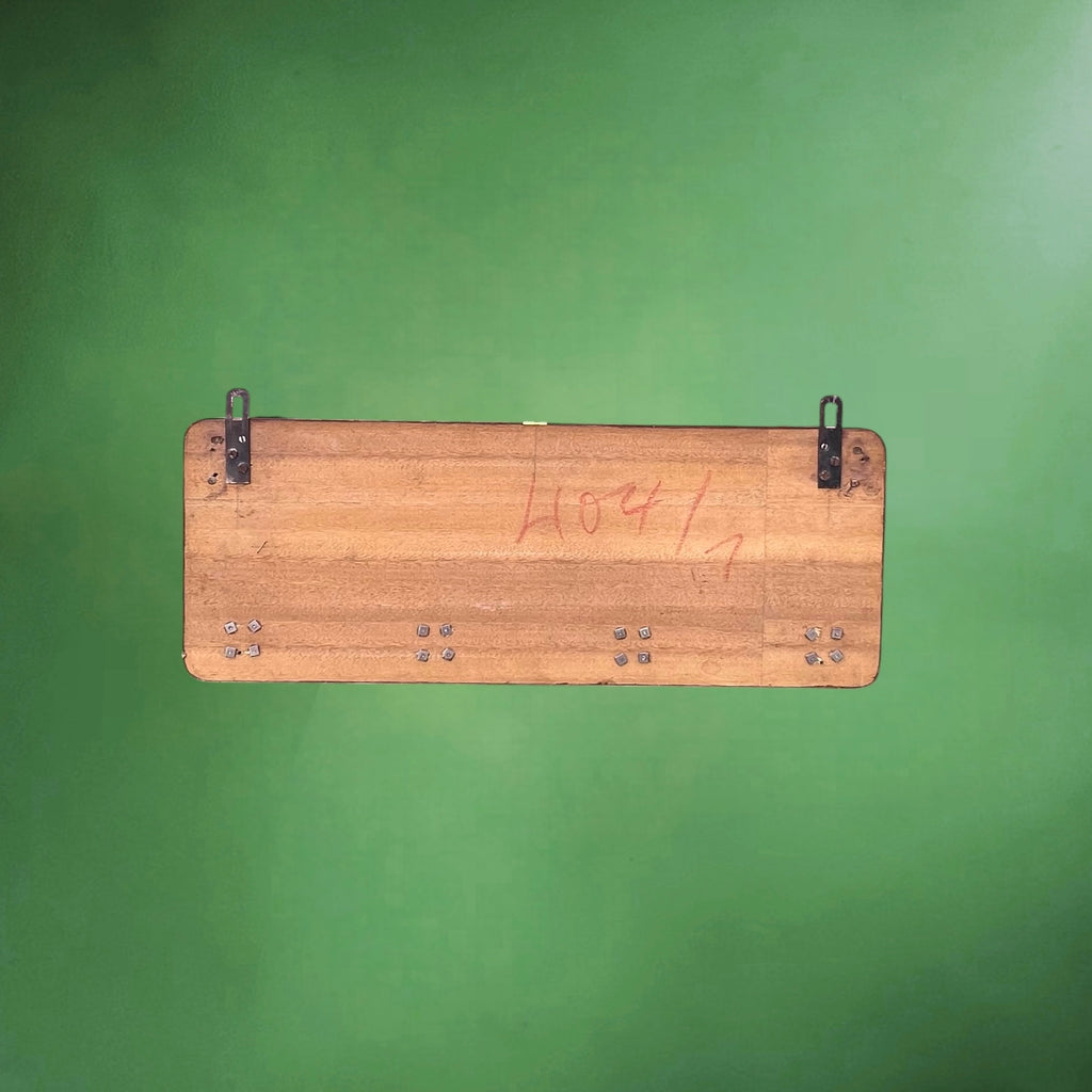 Portemanteau Mural avec Porte-Chapeau et Miroir Forme Libre – Années 50 60
