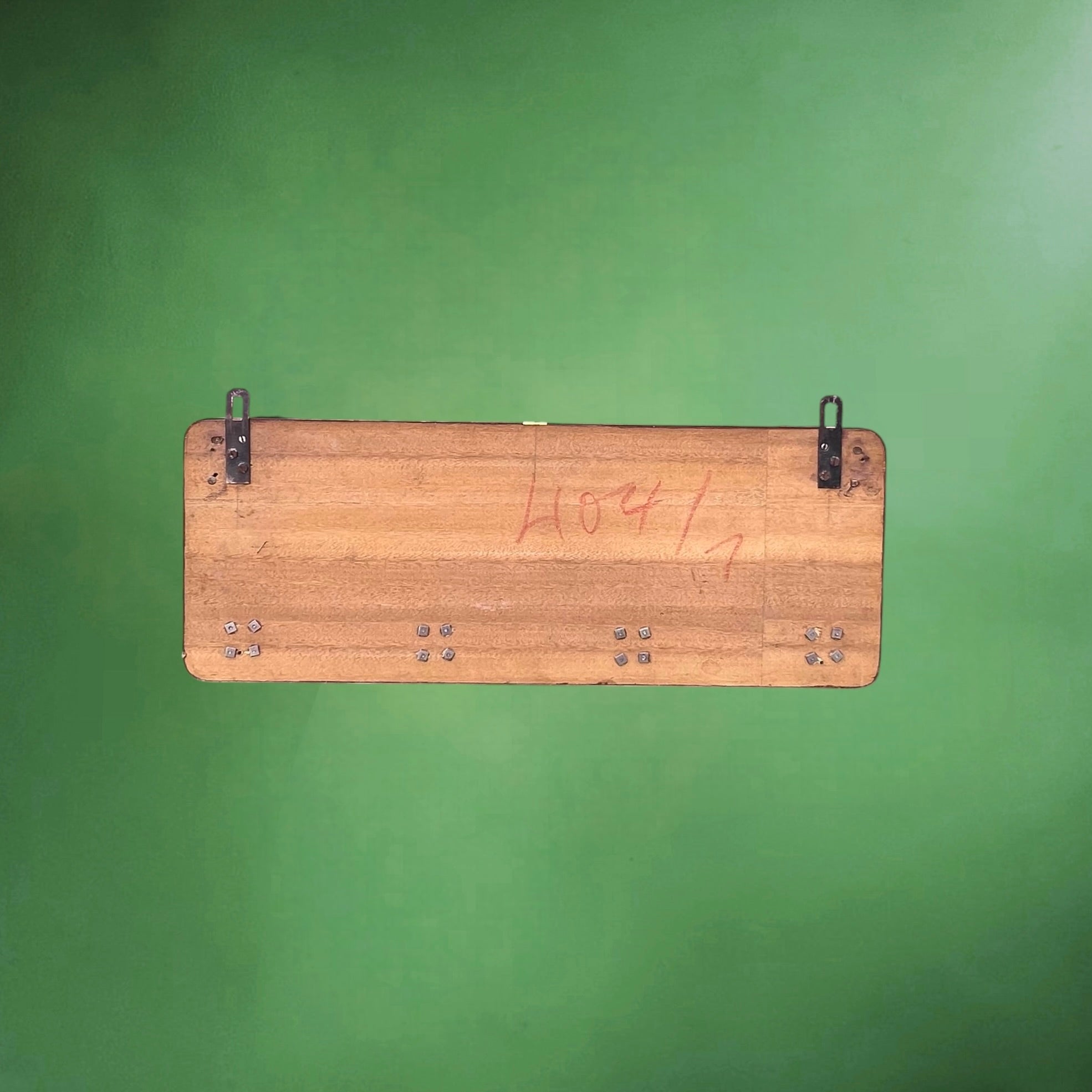 Portemanteau Mural avec Porte-Chapeau et Miroir Forme Libre – Années 50 60