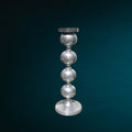 bougeoir-space-age-aluminium-boules-empilees-annees-70