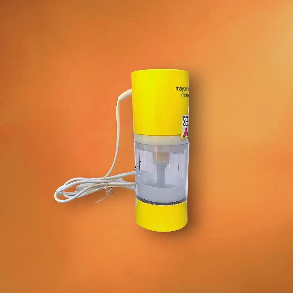 Mayonnaise Minute SEB Jaune Électrique Design Pop Années 70