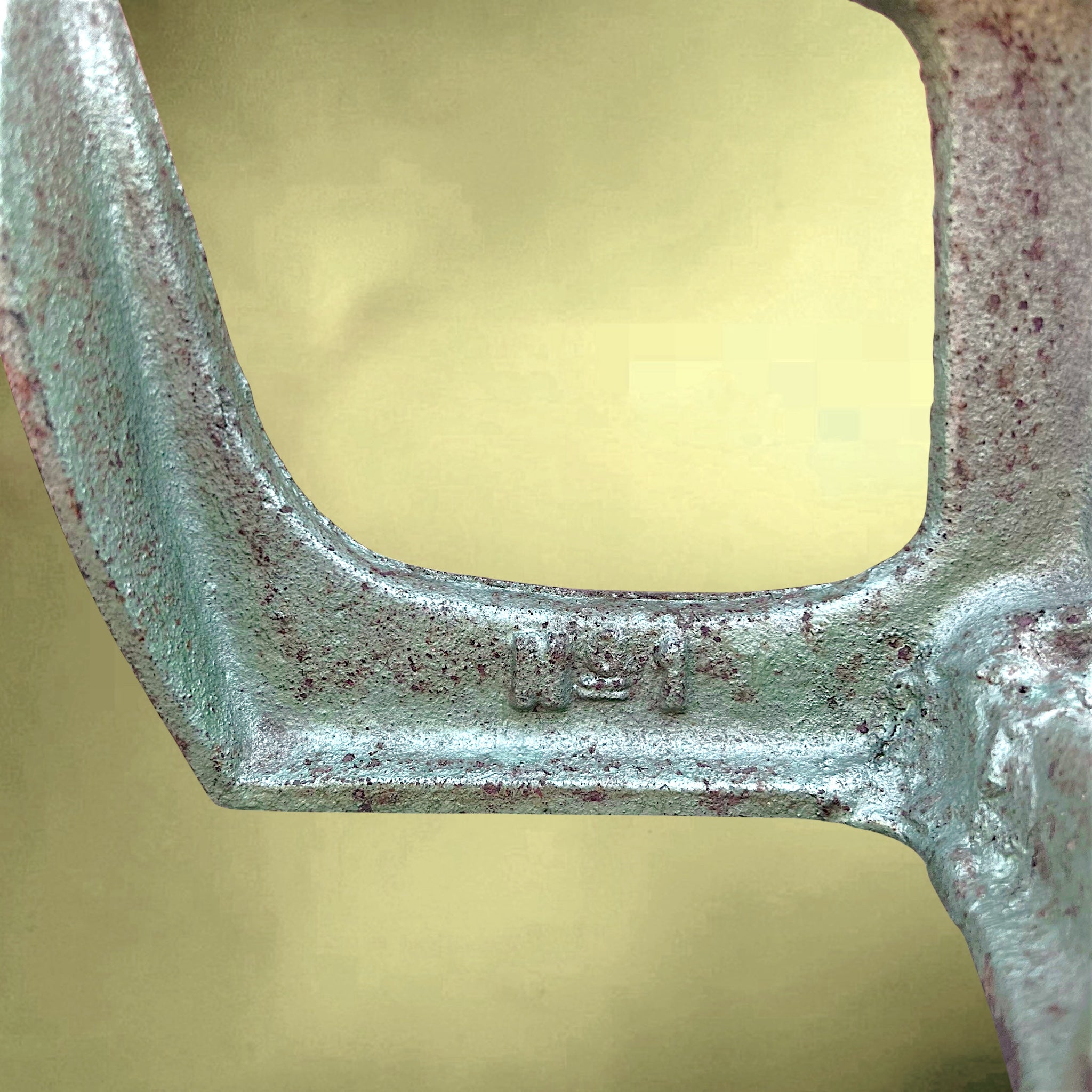 Ancienne Enclume de Cordonnier Fonte Verte Numéro 1 Métier du Cuir – Années 40 50