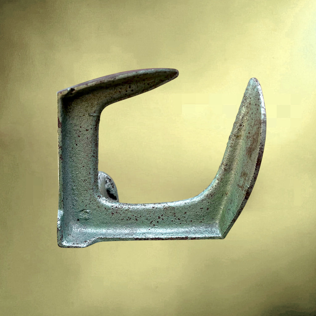 Ancienne Enclume de Cordonnier Fonte Verte Numéro 1 Métier du Cuir – Années 40 50