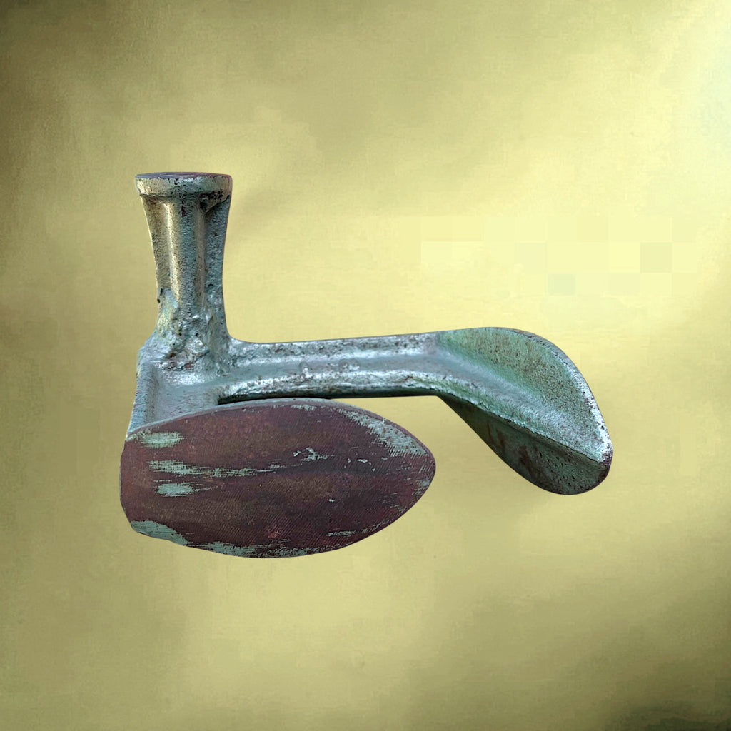 Ancienne Enclume de Cordonnier Fonte Verte Numéro 1 Métier du Cuir – Années 40 50