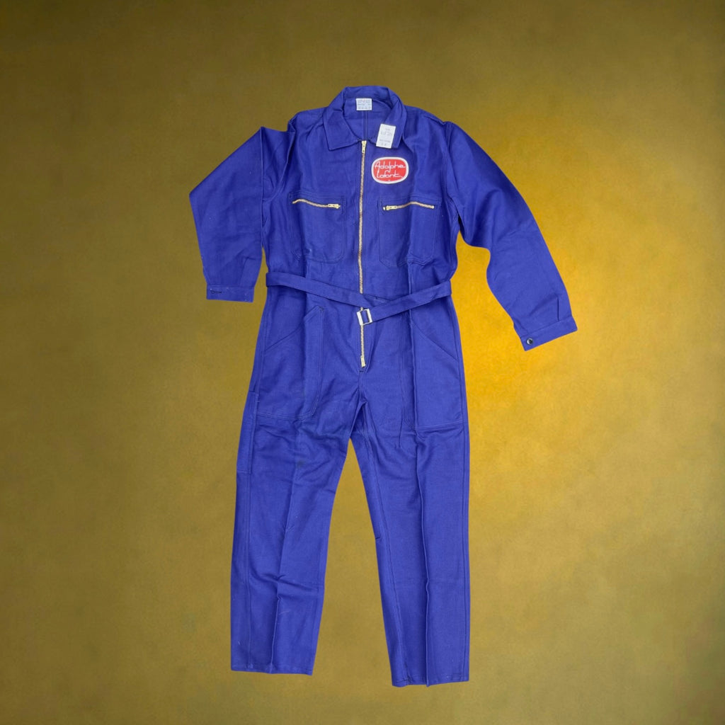 Combinaison de Travail Adolphe Lafont en Coton Bleu Made in France – Années 70