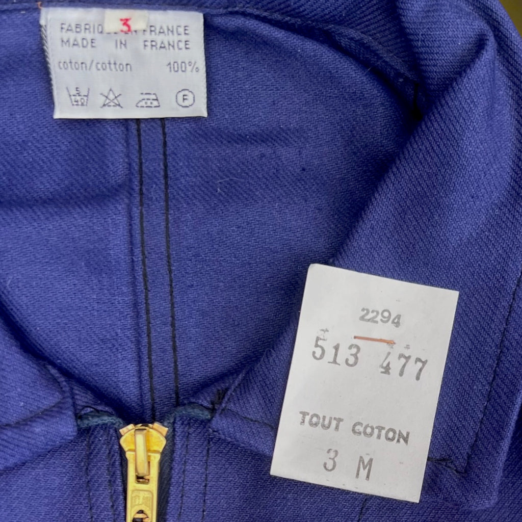 Combinaison de Travail Adolphe Lafont en Coton Bleu Made in France – Années 70