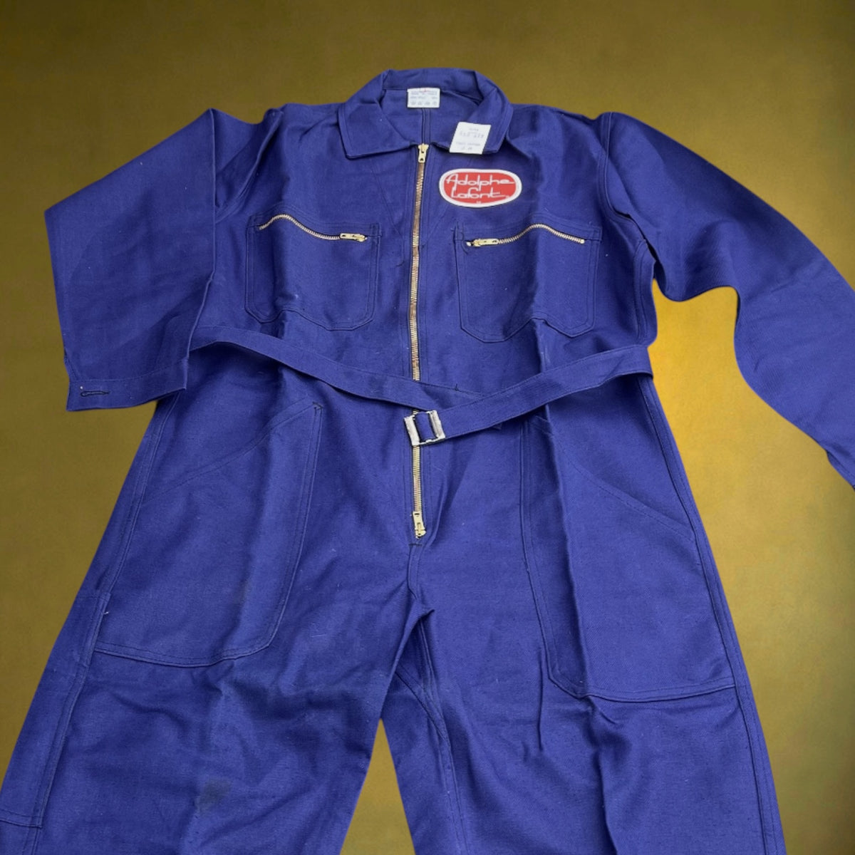 Combinaison de Travail Adolphe Lafont en Coton Bleu Made in France – Années 70