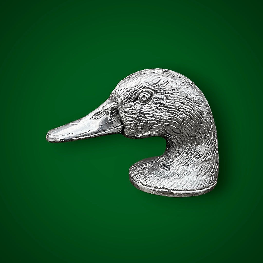 decapsuleur-canard-metal-argente