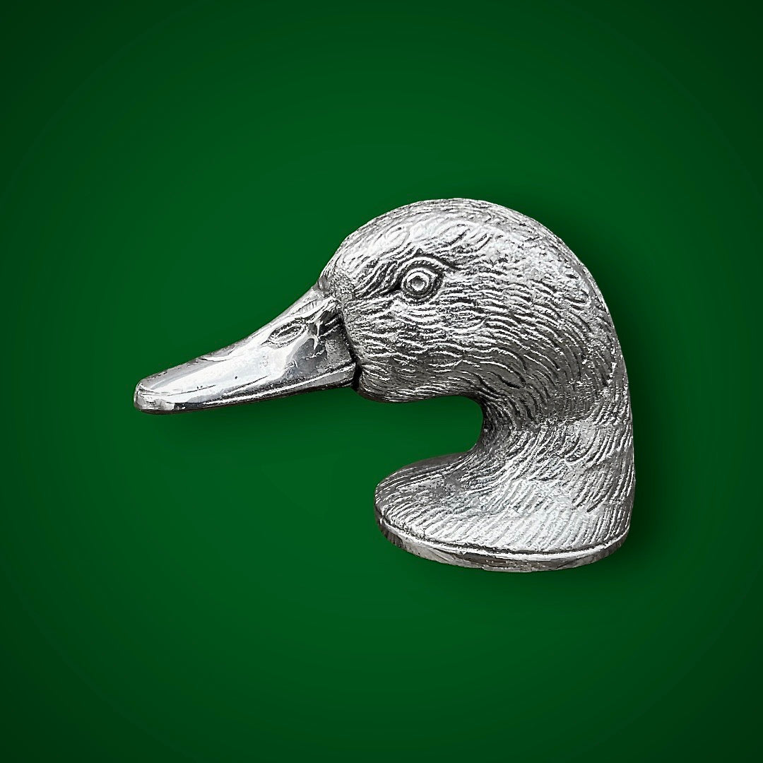 decapsuleur-canard-metal-argente