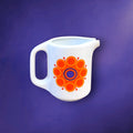 pot-lait-thomas-rosenthal-tc100-fleur-orange-bleu
